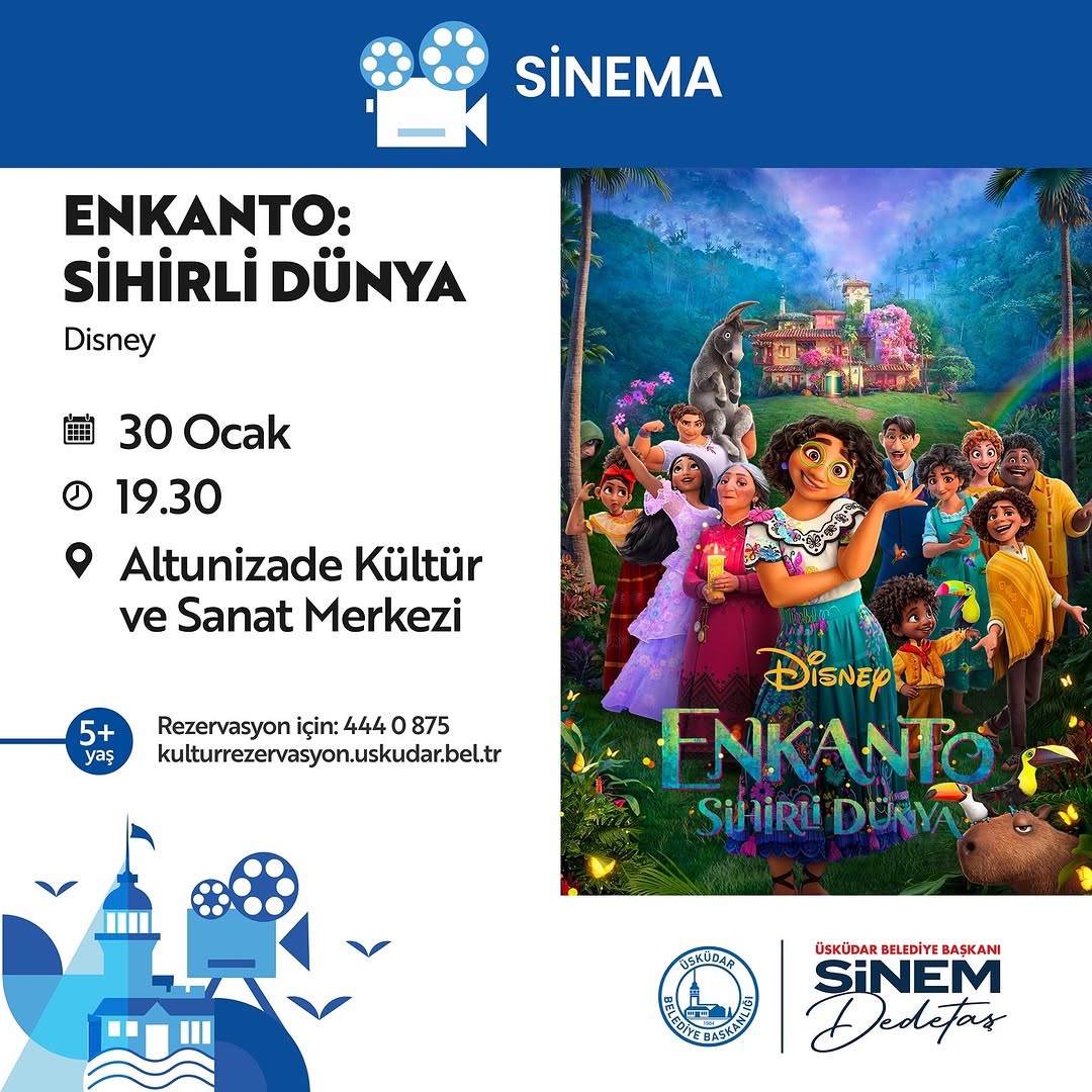 Üsküdar Kültür Sanat - 30 Ocak - 31 Ocak Sinemaları