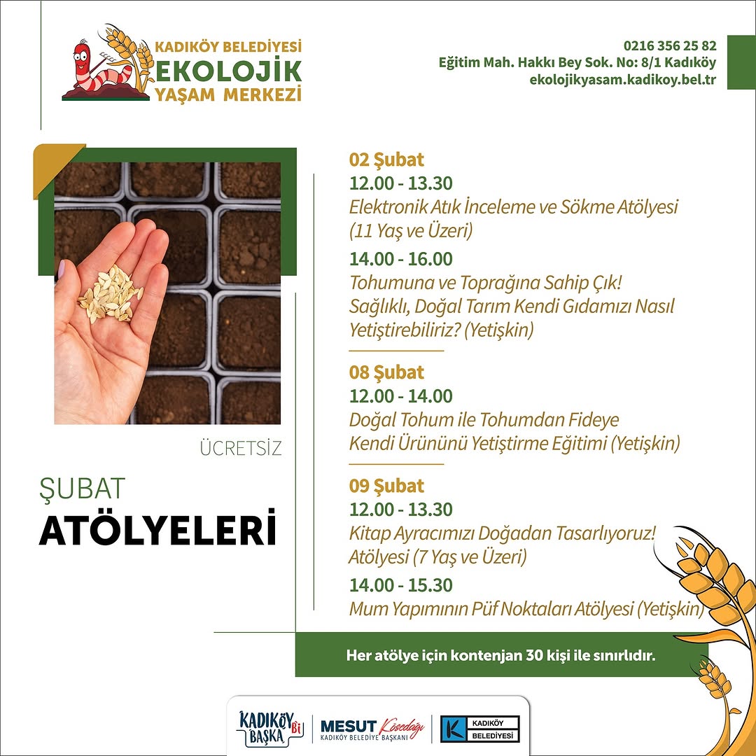 Kadıköy Belediyesi - Şubat Atölyeleri