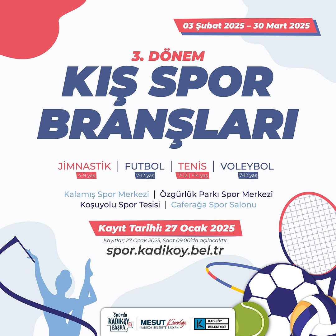 Kadıköy Belediyesi - Kış Spor Okulları 3. Dönem
