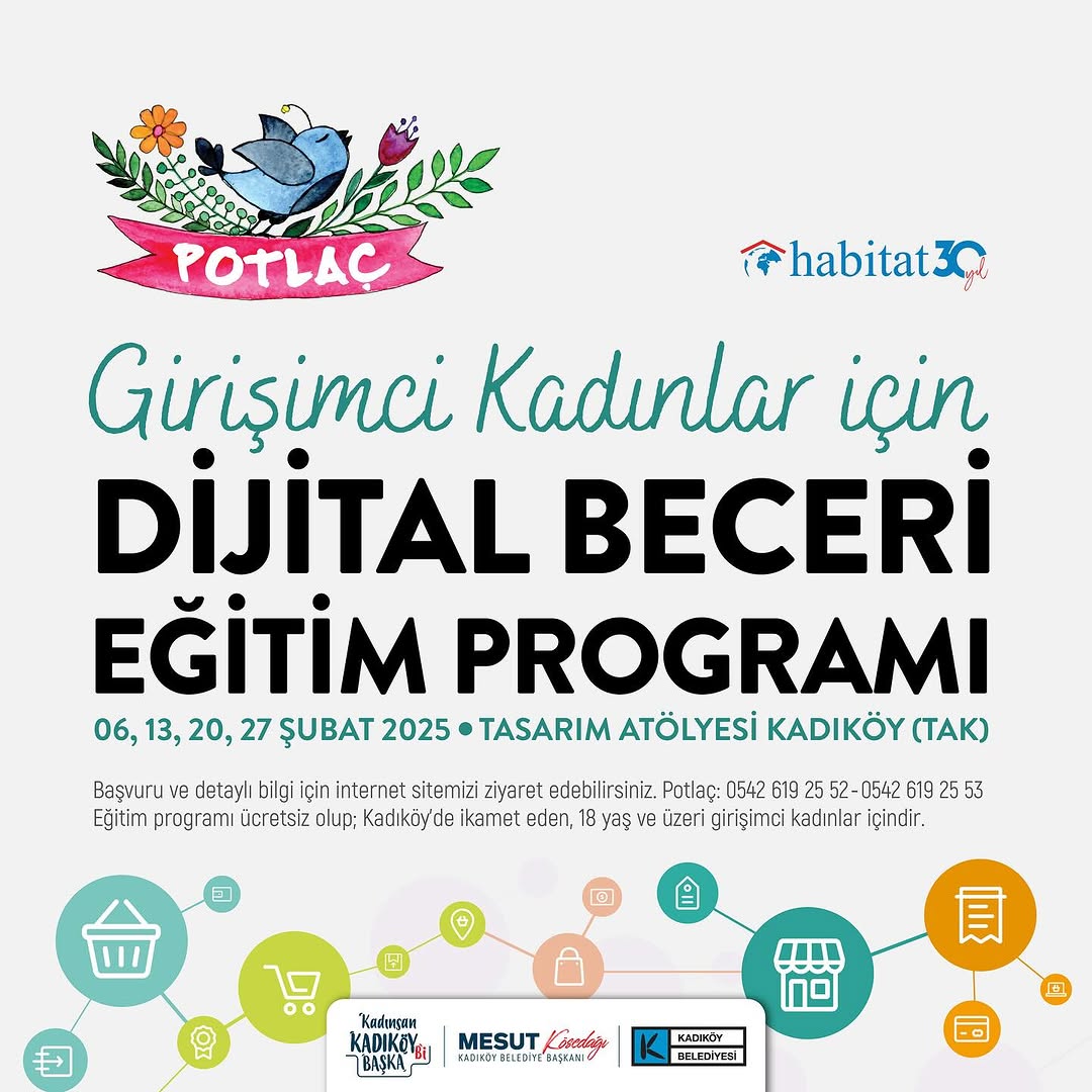 Kadıköy Belediyesi - Girişimci Kadınlar İçin Dijital Beceri Eğitim Programı