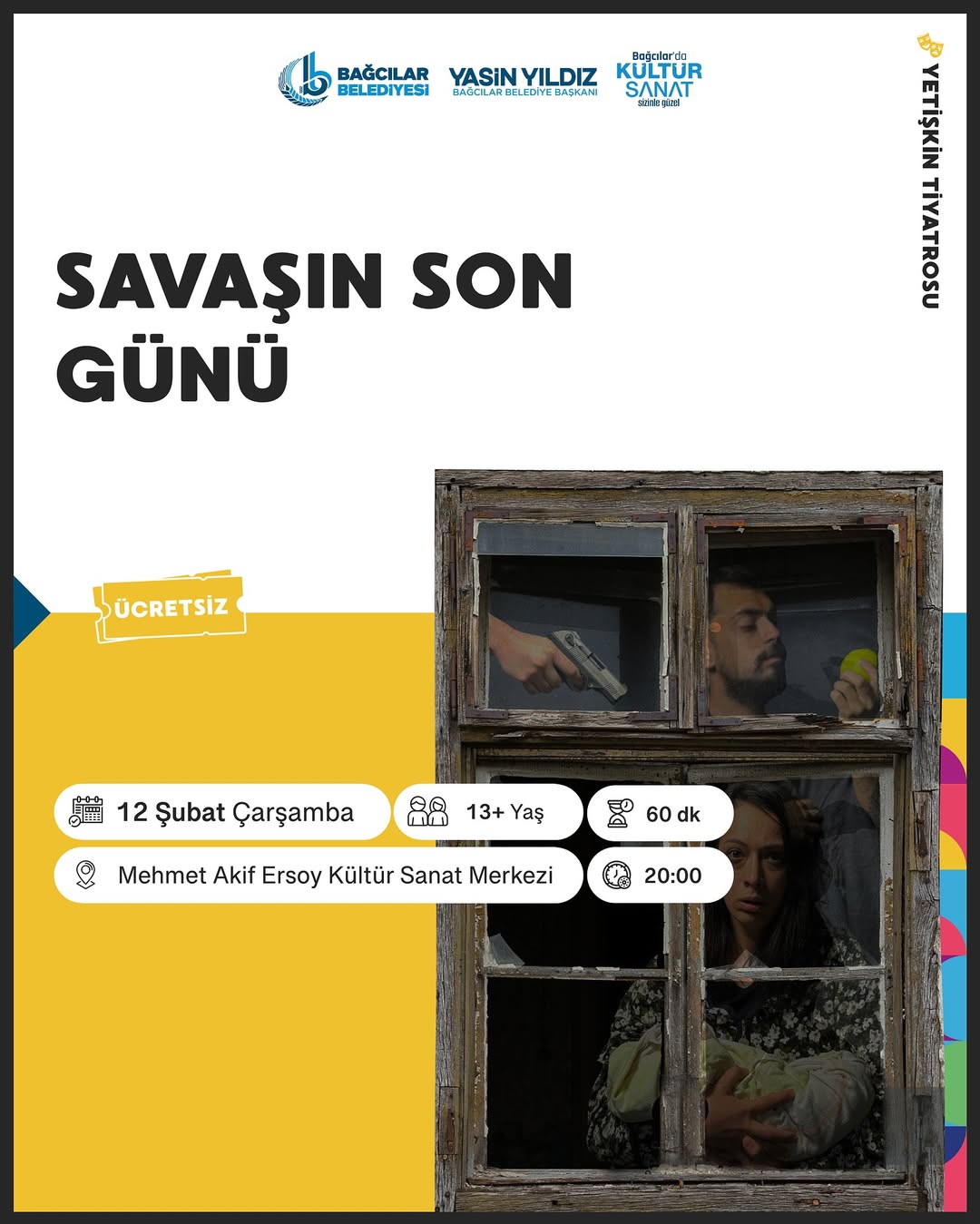 Bağcılar Belediyesi - "Savaşın Son Günü" Yetişkin Tiyatrosu