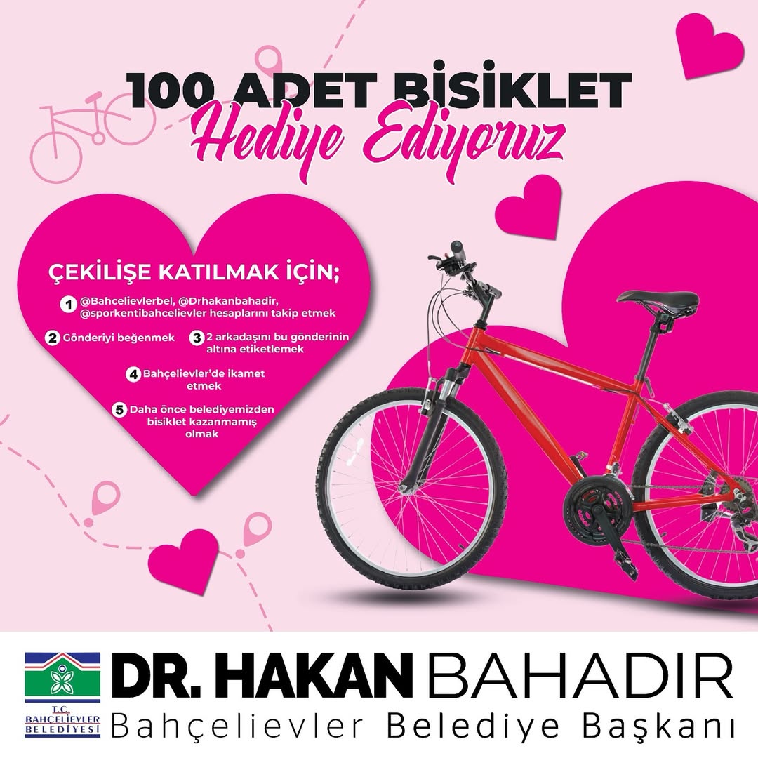 Bahçelievler Belediyesi - Bisiklet Çekilişi