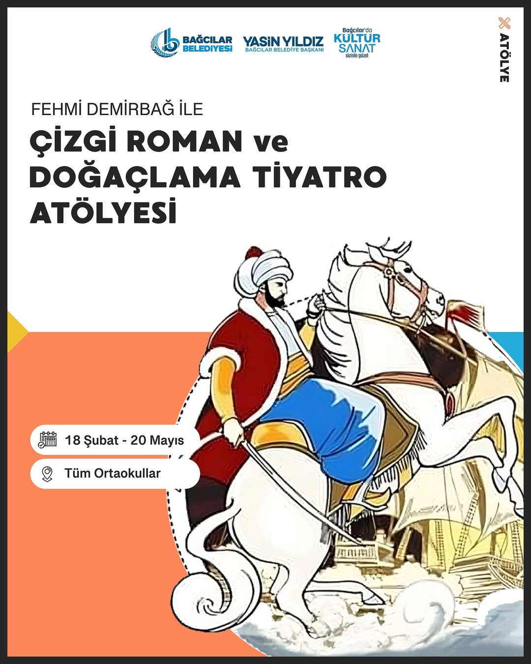 Bağcılar Belediyesi - Fehmi Demirbağ ile Çizgi Roman ve Doğaçlama Tiyatro Atölyesi