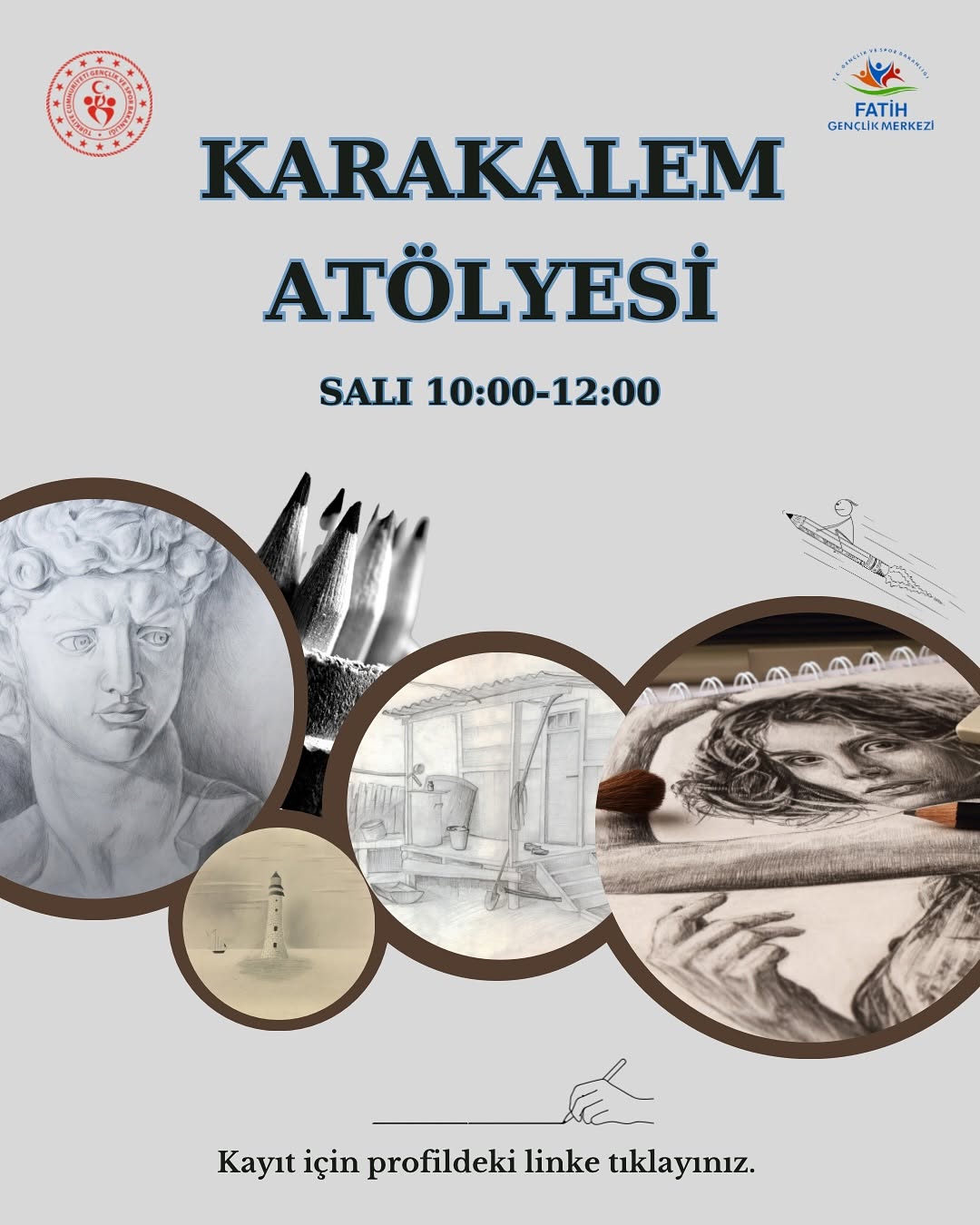 Fatih Gençlik Merkezi - Karakalem Atölyesi