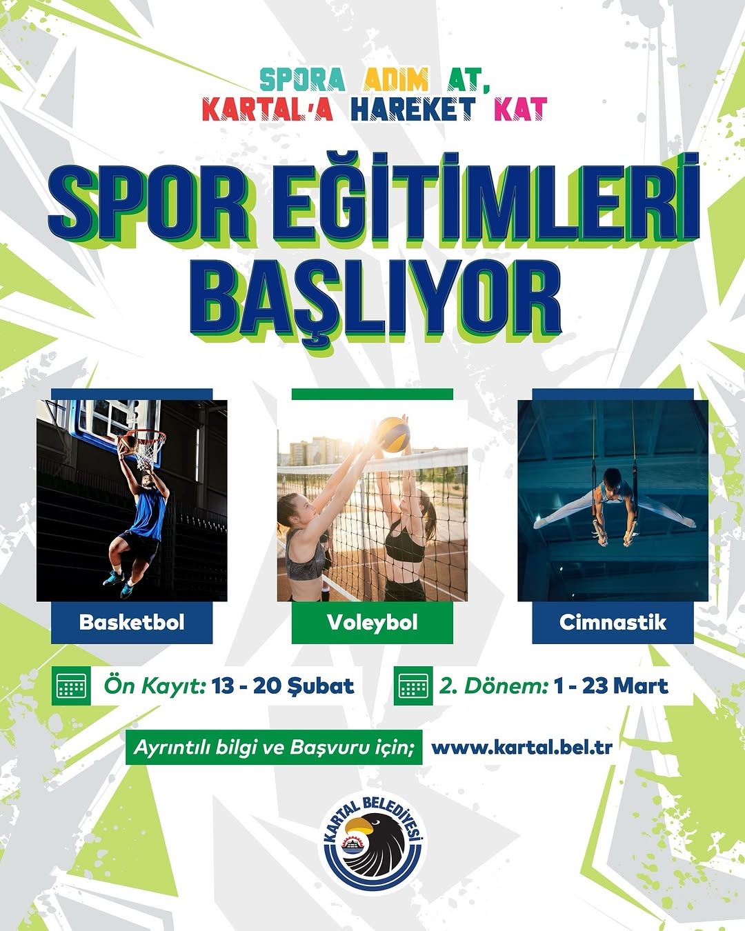 Kartal Belediyesi - Spor Eğitimleri Başlıyor