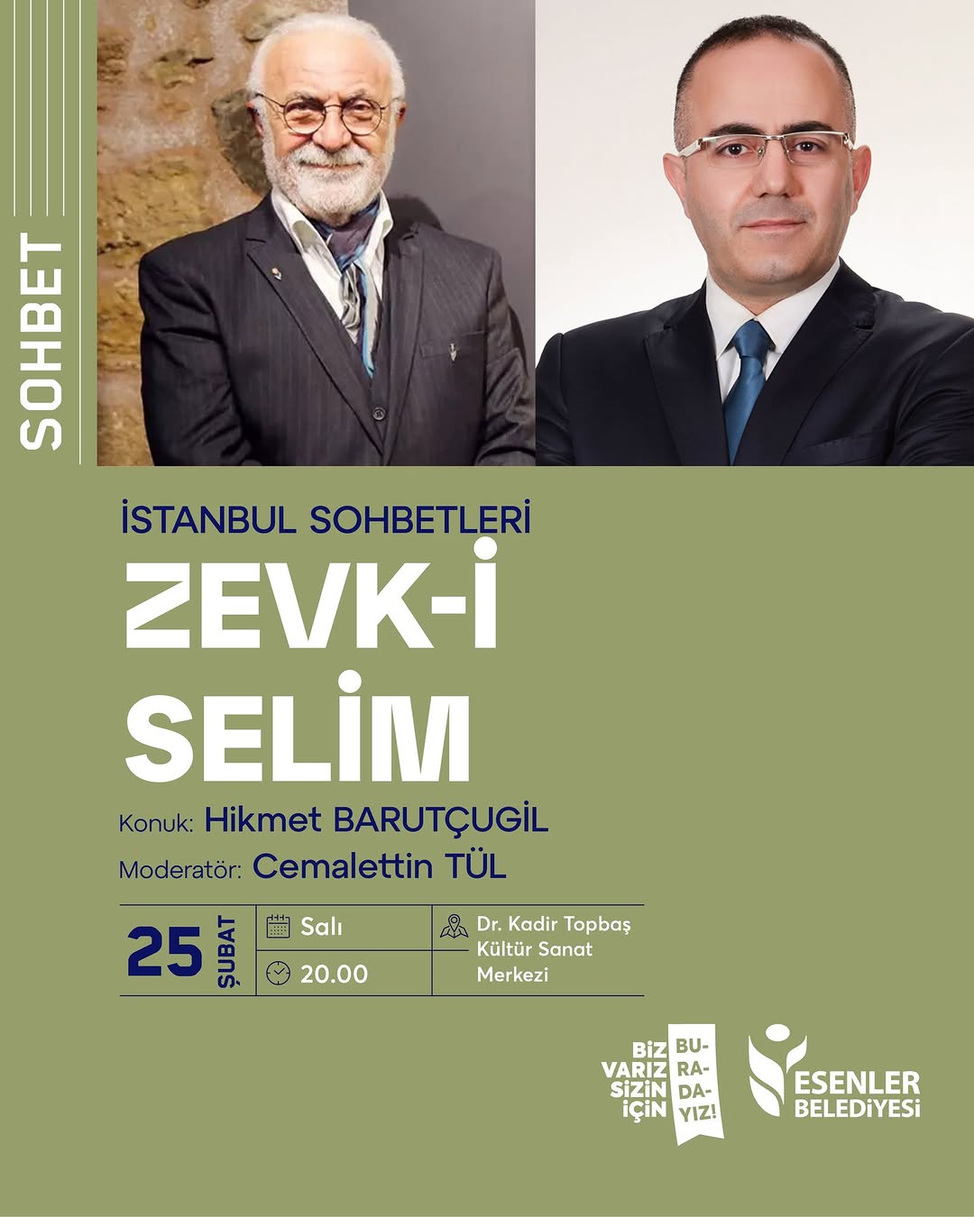 Esenler Belediyesi - "İstanbul Sohbetleri: Zevk-i Selim