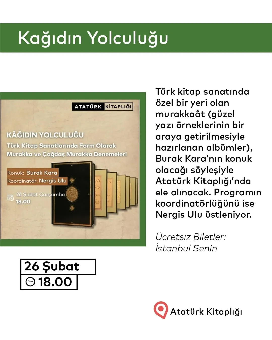 İBB Kültür - Kağıdın Yolculuğu