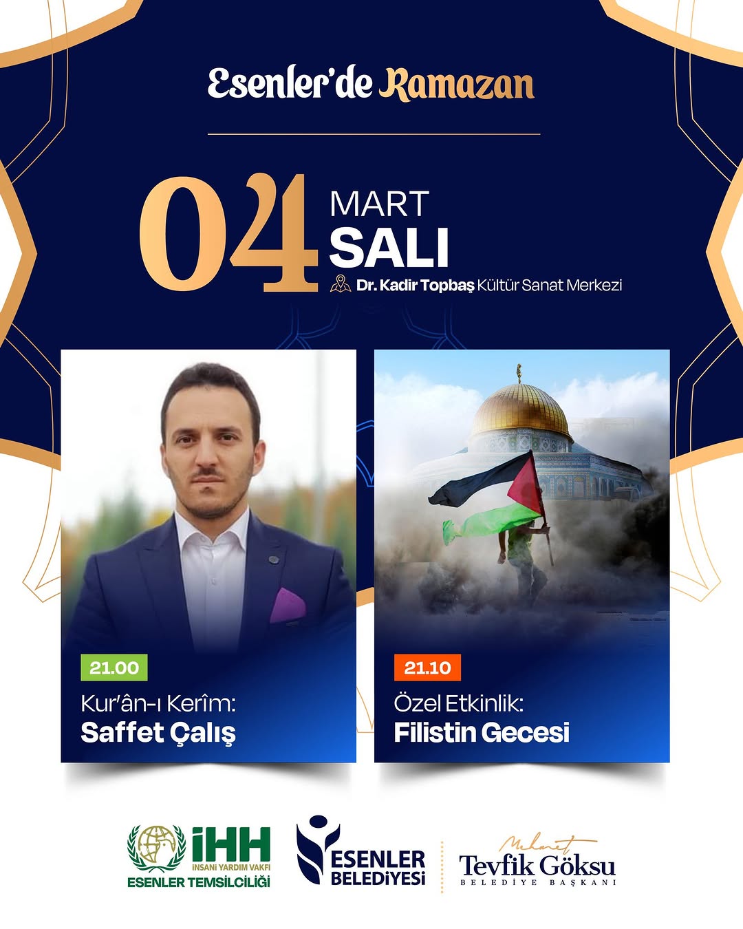 Esenler Belediyesi - "Esenler'de Ramazan" 4. Gün Programı