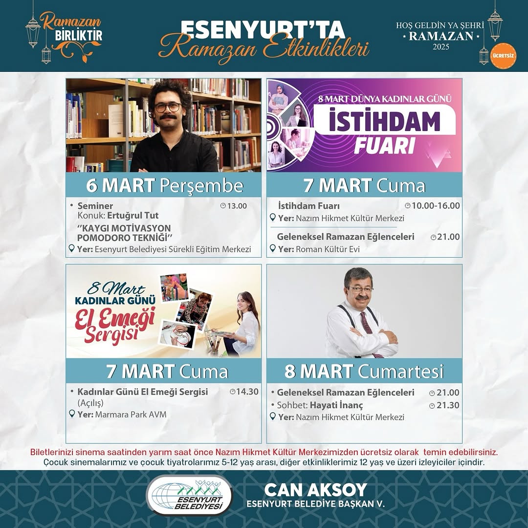 Esenyurt Belediyesi - Geleneksel Ramazan Etkinlikleri