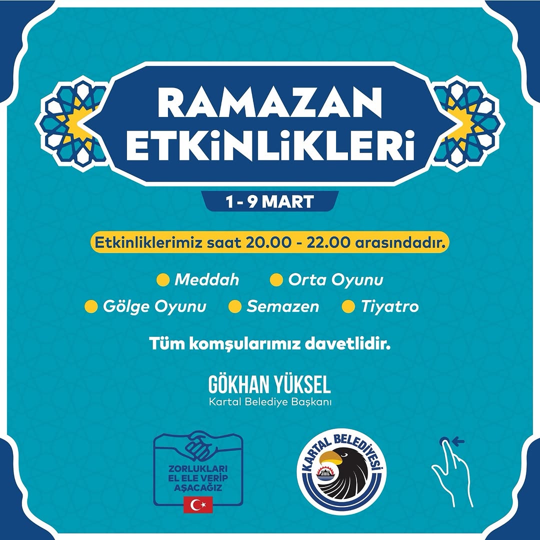 Kartal Belediyesi - Ramazan Etkinlikleri