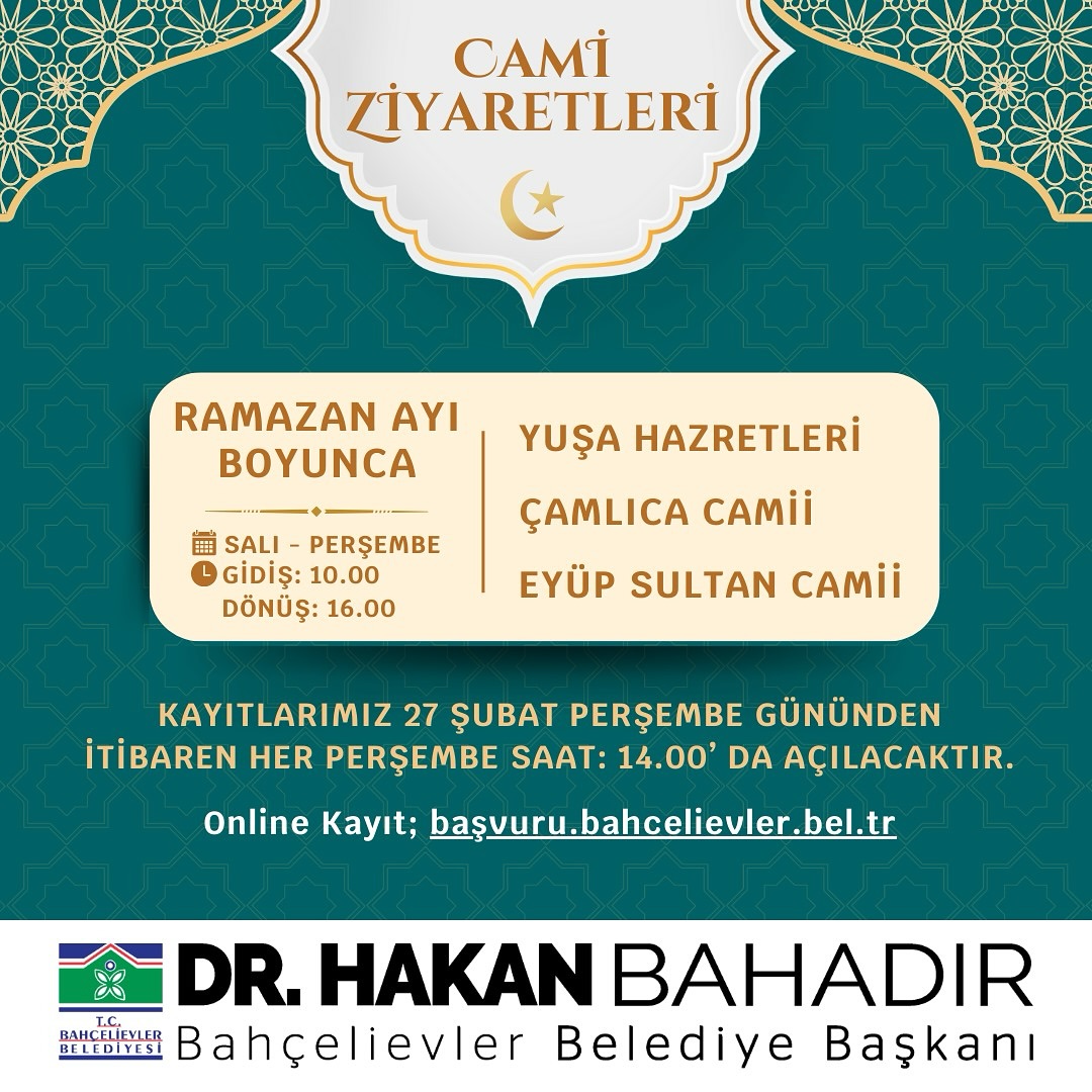 Bahçelievler Belediyesi - Ramazan Ayı Cami Ziyaretleri