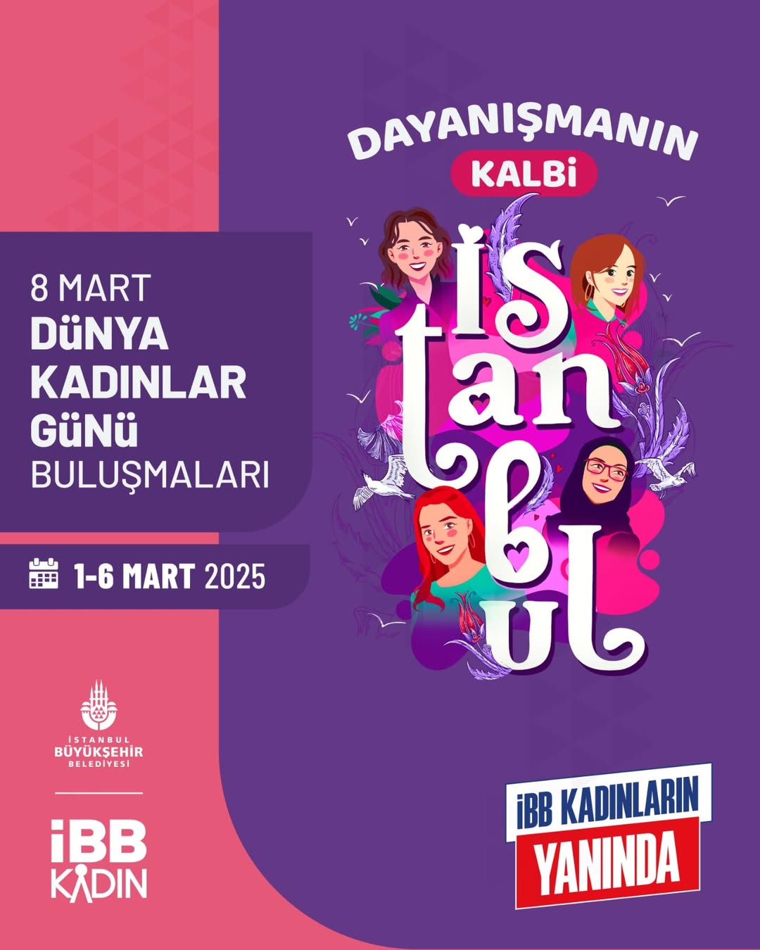 İBB Kadın -  8 Mart Dünya Kadınlar Günü Etkinlikleri Başlıyor!