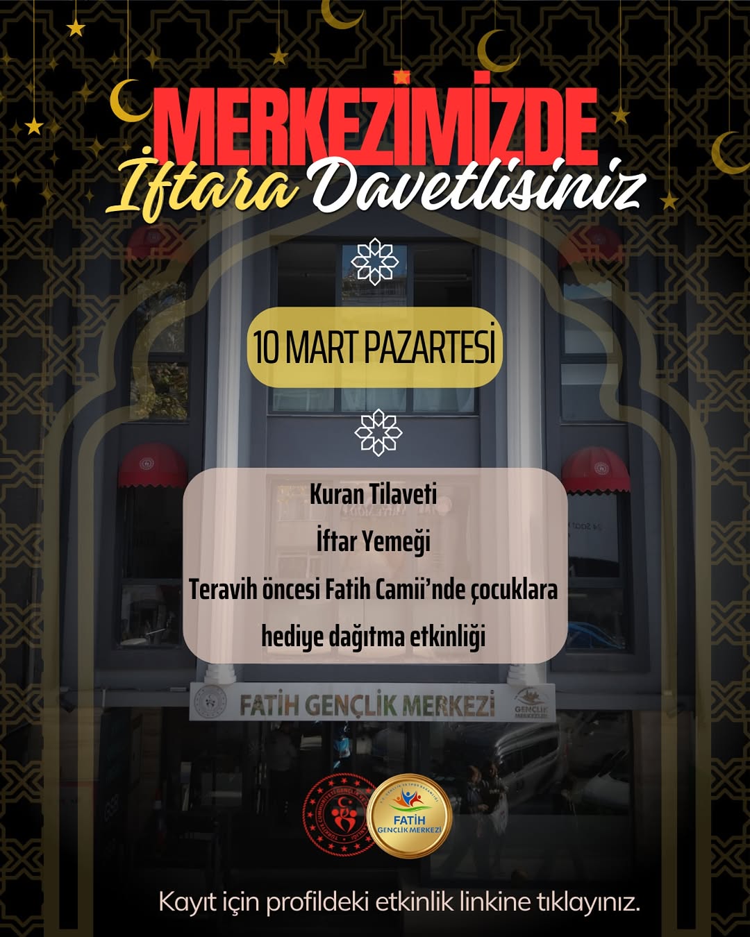 Fatih Gençlik Merkezi - İftar Yemeği