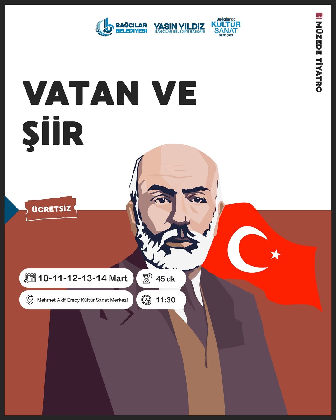 Bağcılar Belediyesi - "Vatan ve Şiir" Oyunu