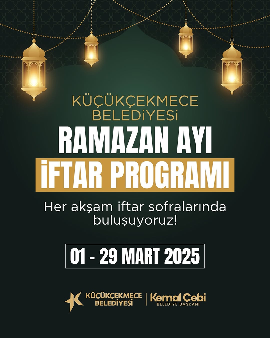 Küçükçekmece Belediyesi - İftar Programı