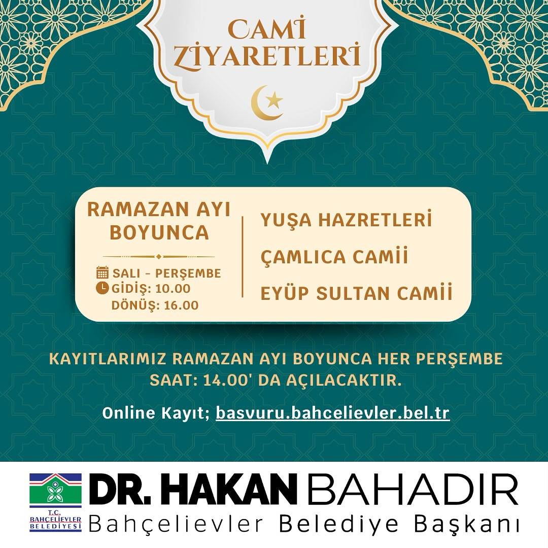 Bahçelievler Belediyesi - Ramazan Ayı Cami Ziyaretleri