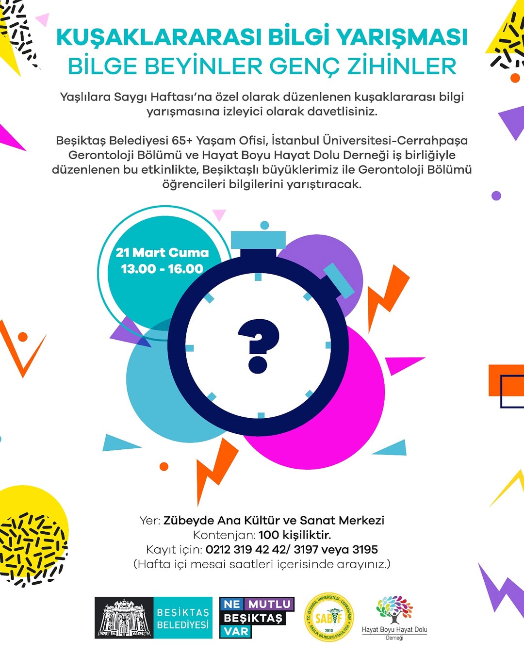 Beşiktaş Belediyesi - Kuşaklararası Bilgi Yarışması