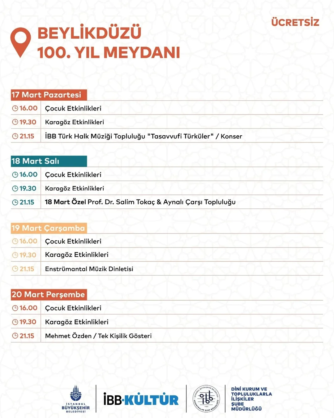 İBB Kültür  -  Beylikdüzü 100. Yıl Meydanı