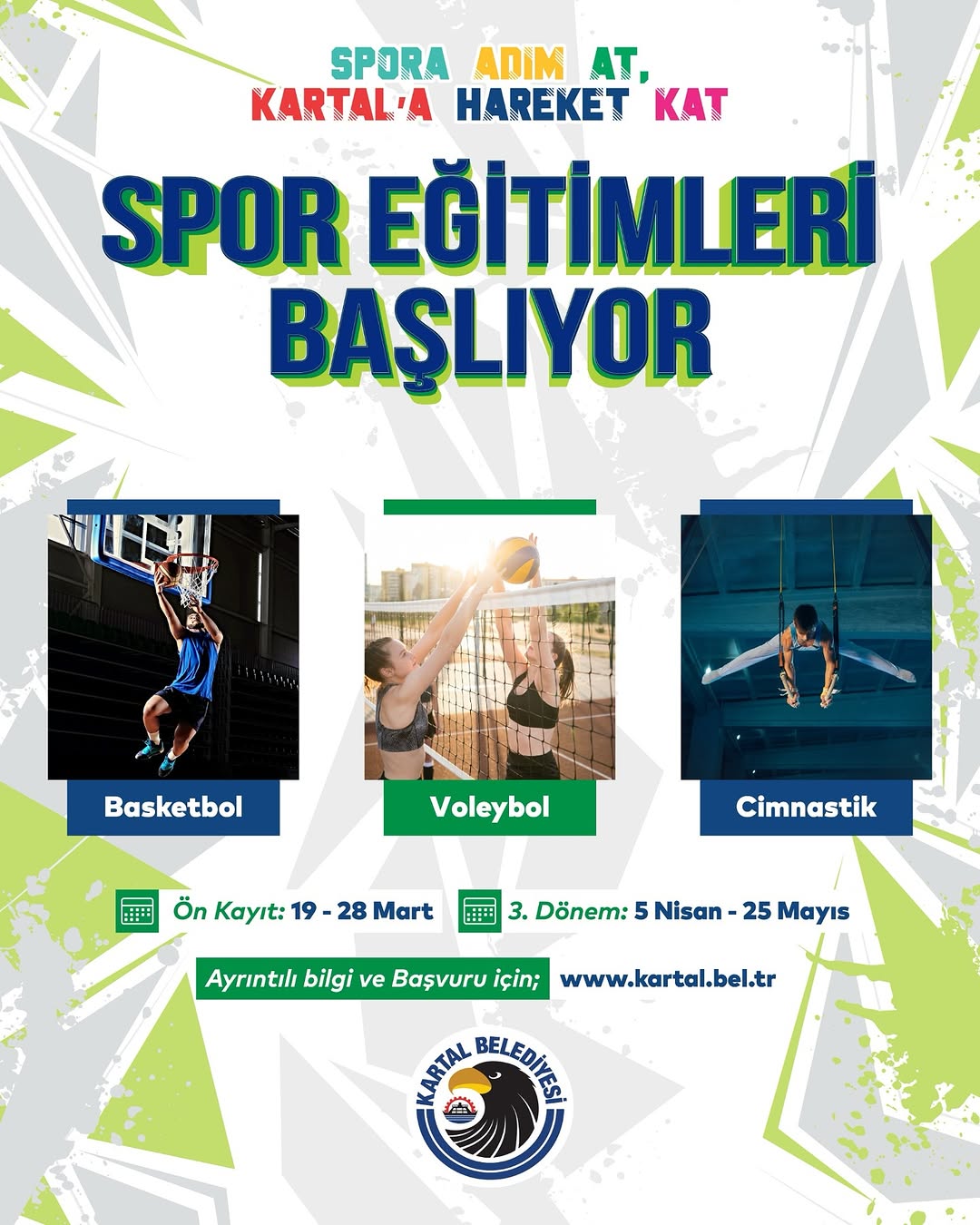 Kartal Belediyesi - Spor Eğitimleri Başlıyor