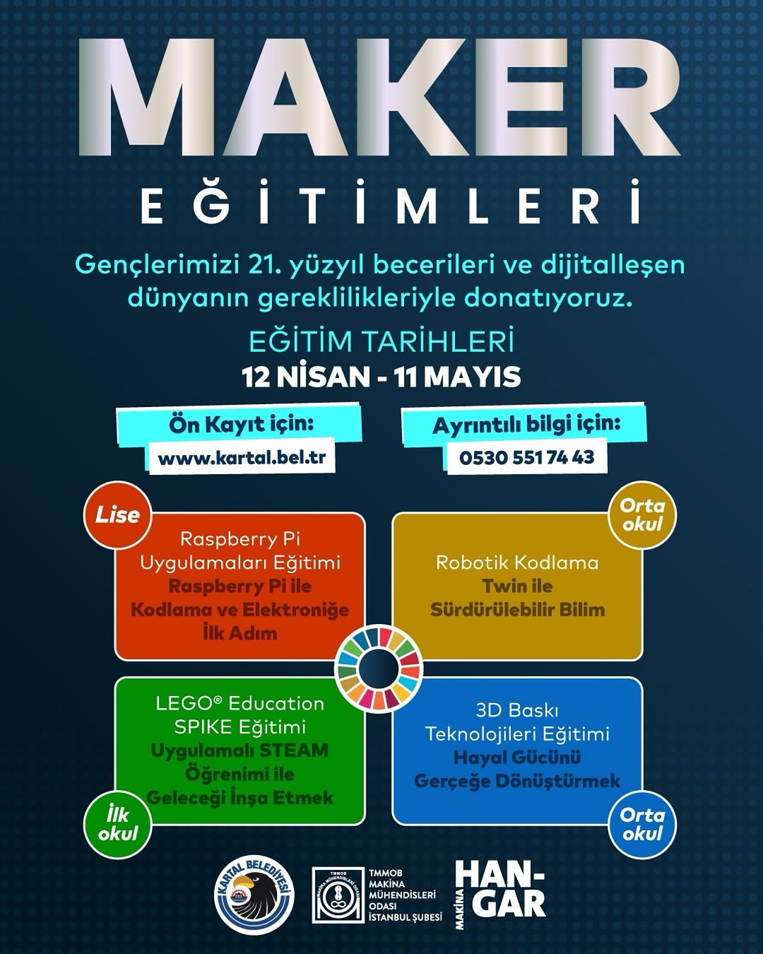Kartal Belediyesi - Maker Eğitimleri Başlıyor!