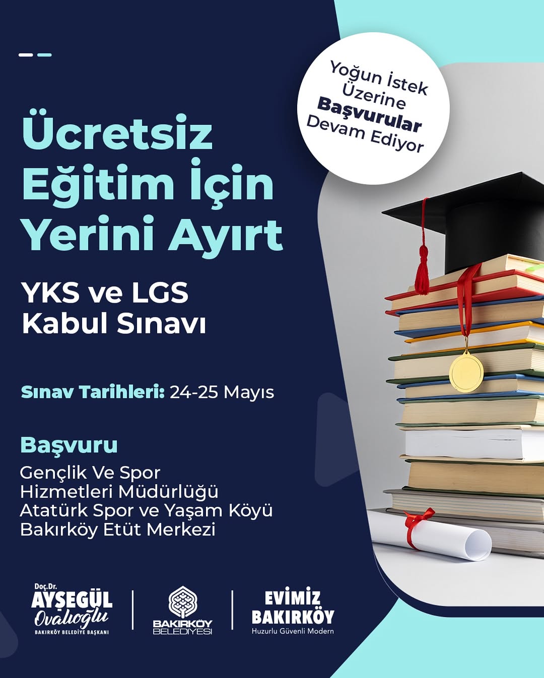 Bakırköy Belediyesi - Etüt Merkezi Başvuruları