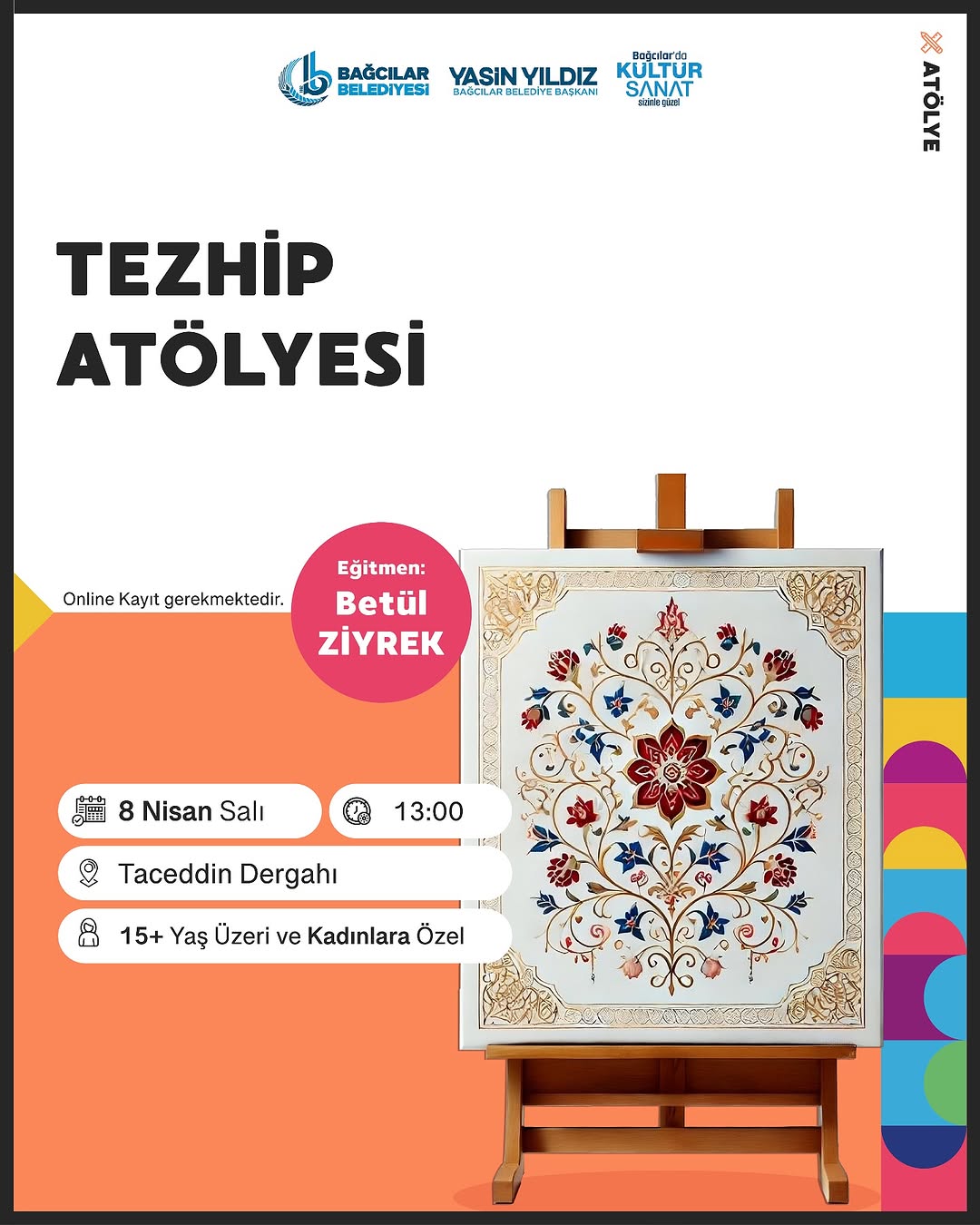 Bağcılar Belediyesi - Tezhip Atölyesi 