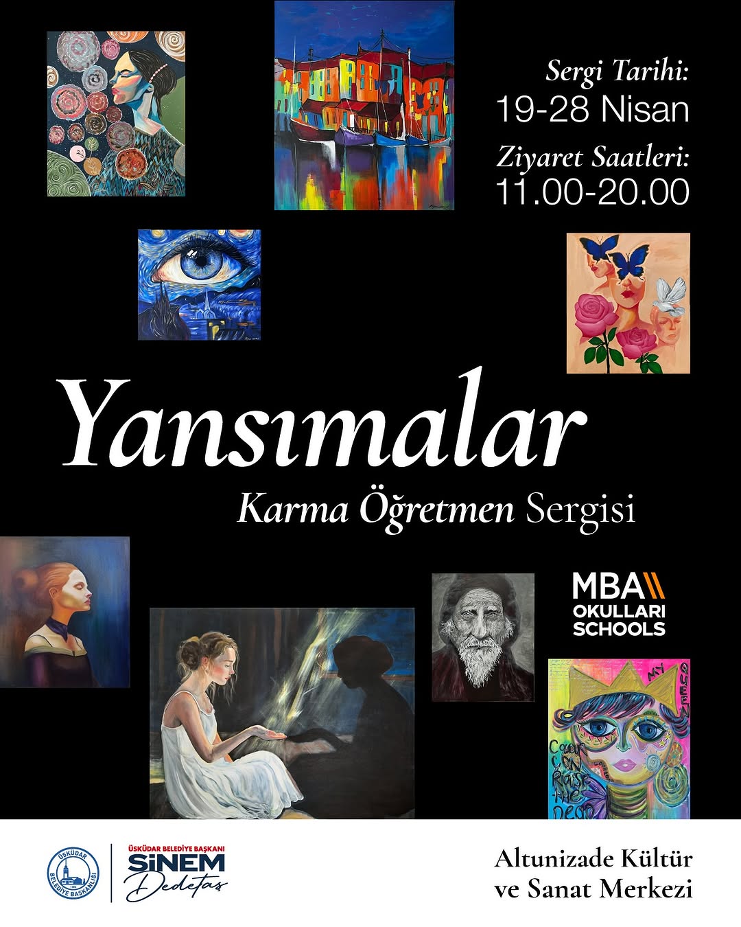 Üsküdar Kültür Sanat - Yansımalar Karma Öğretmen Sergisi 