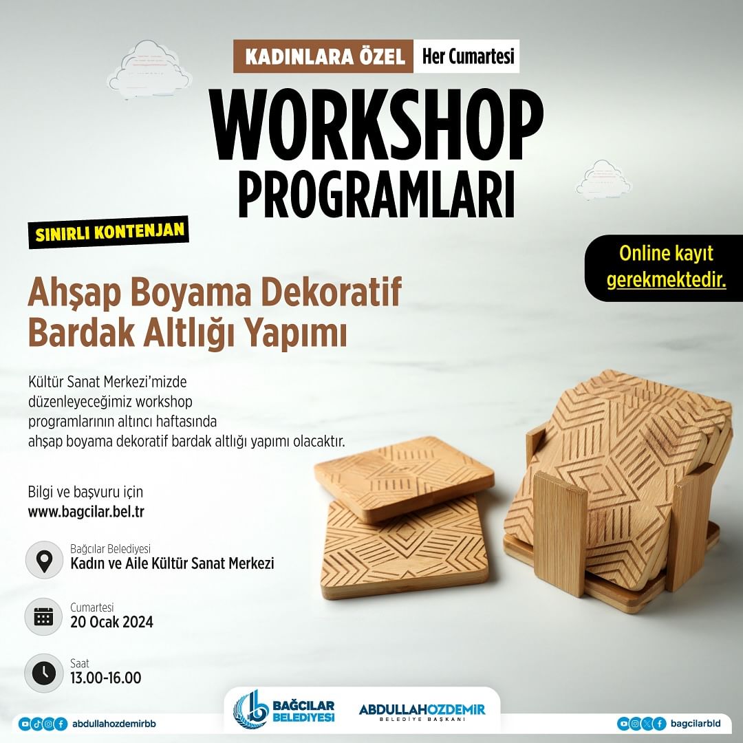 Bağcılar Belediyesi - Ahşap Boyama