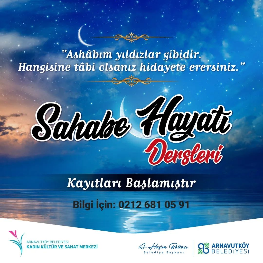 Arnavutköy Belediyesi - Sahabe Hayatları Dersleri