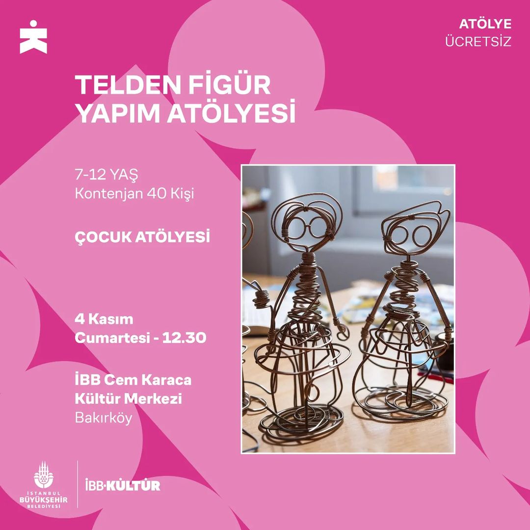 İBB Kültür - Telden Figür Yapım Atölyesi