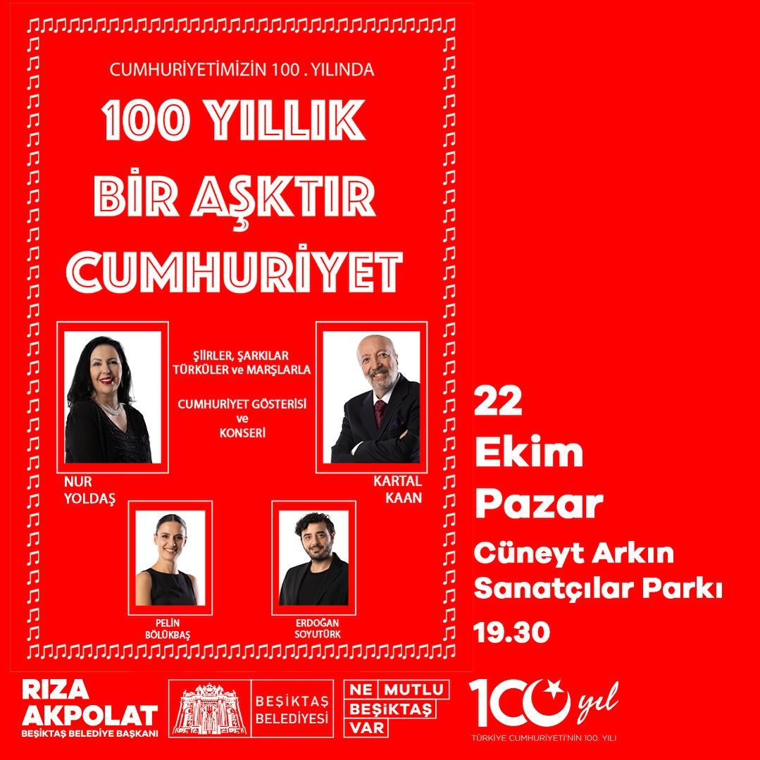 Beşiktaş Belediyesi - 100 Yıllık Bir Aşktır Cumhuriyet
