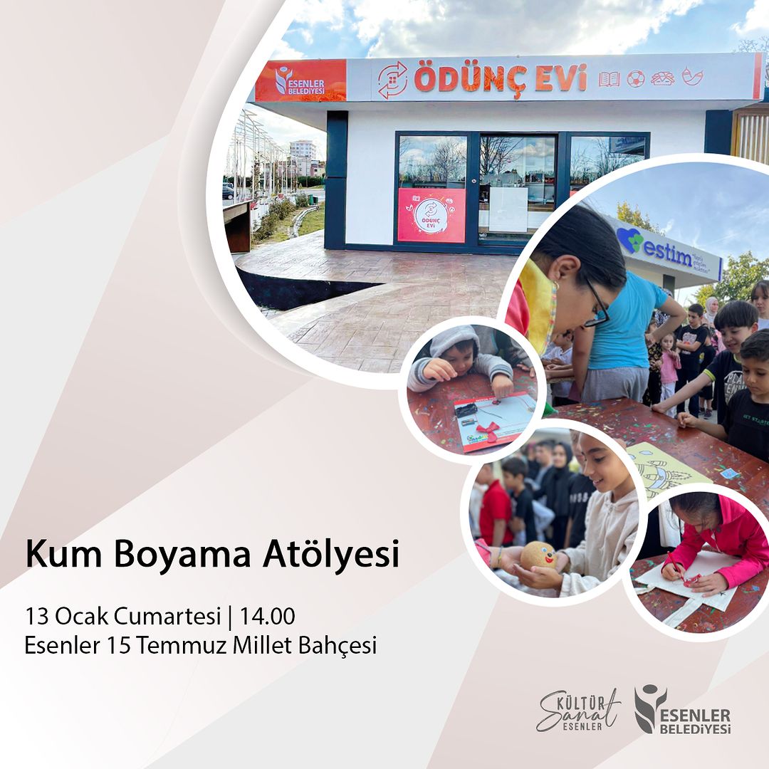 Esenler Belediyesi - Kum Boyama Atölyesi
