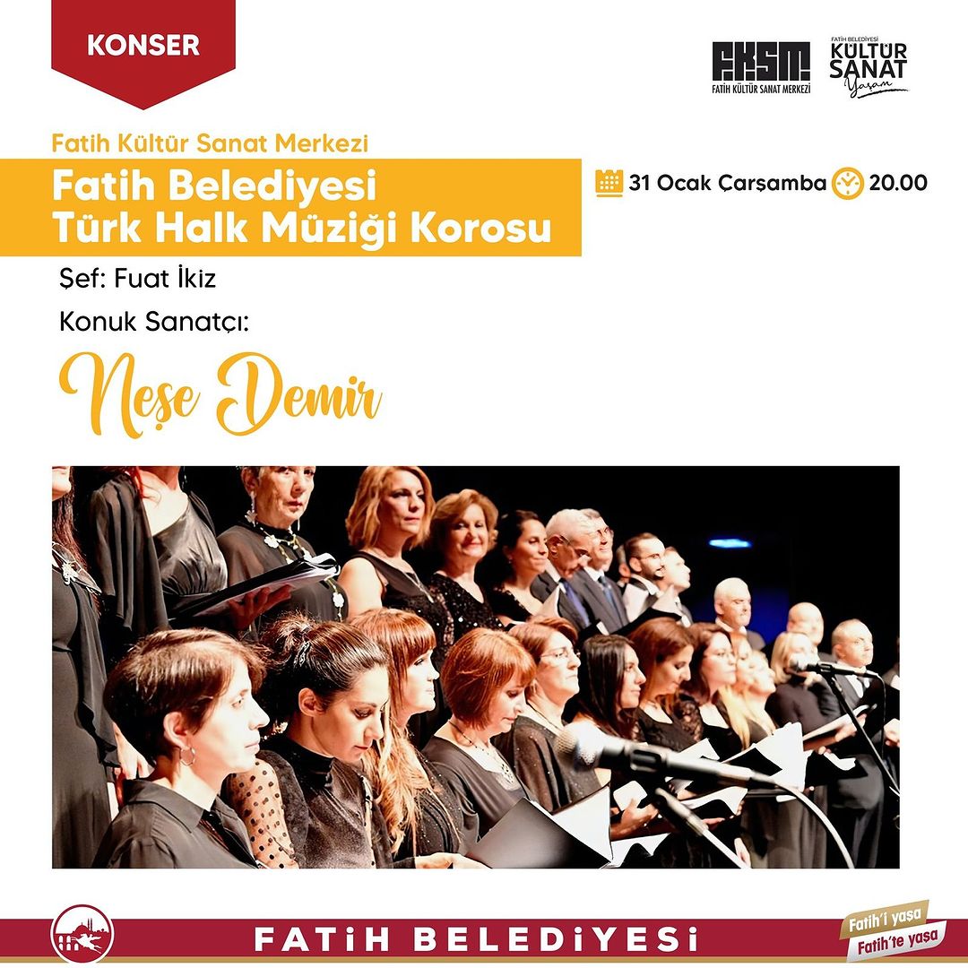 Fatih Belediyesi - Türk Halk Müziği Korosu: Neşe Demir
