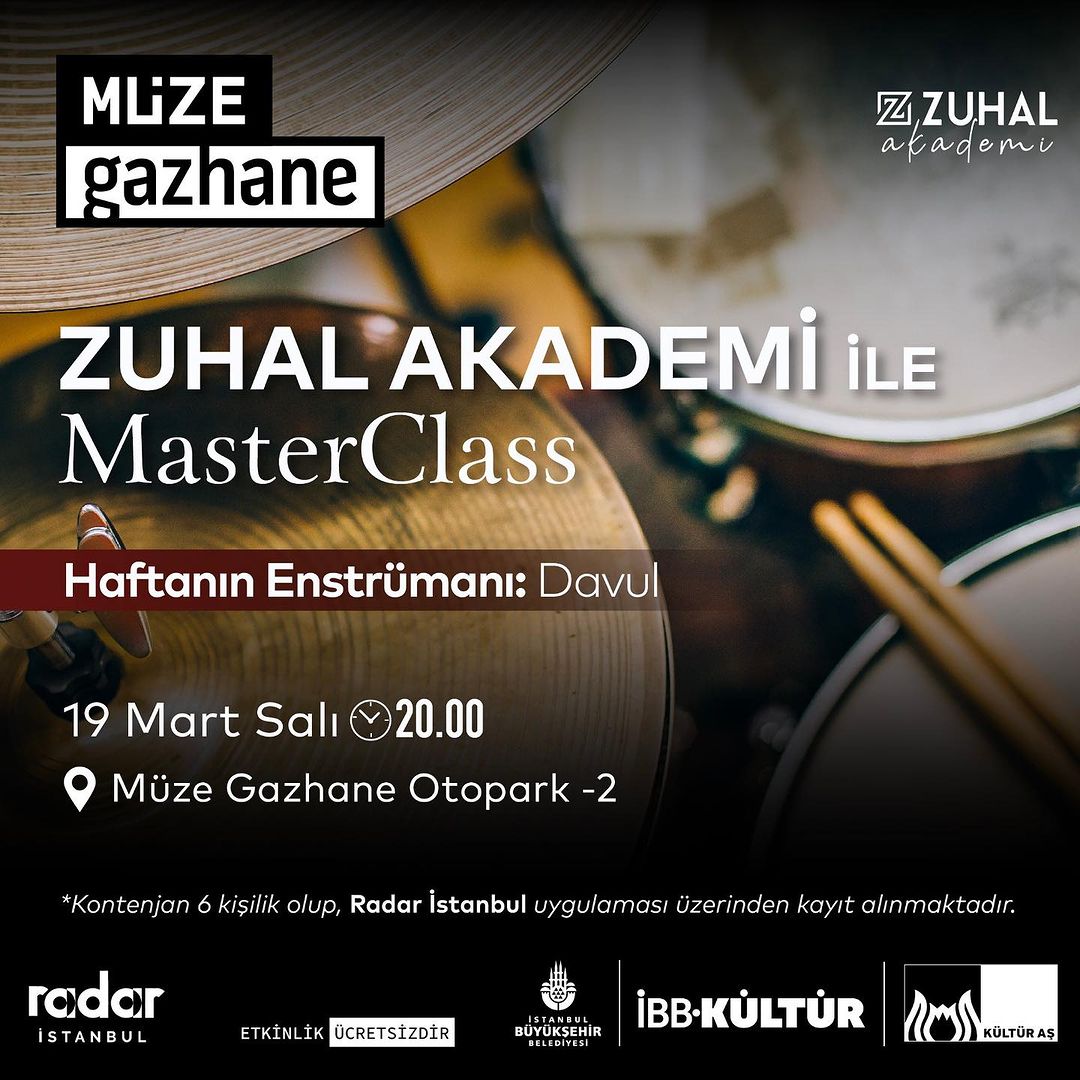 Zuhal Akademi ile Davul Masterclass’ı