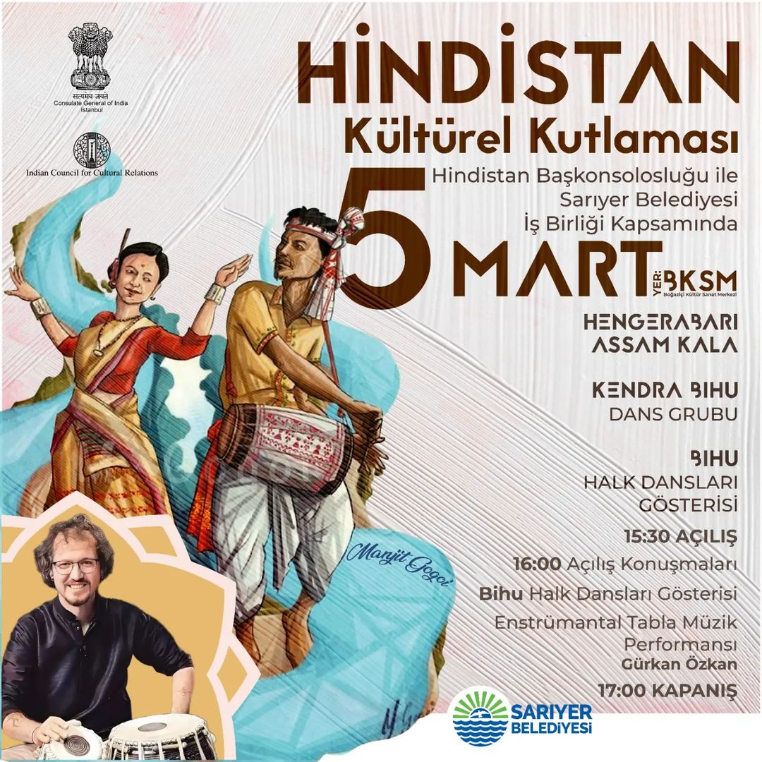 Sarıyer Kültür Sanat - Hindistan Kültürel Kutlaması Etkinliği