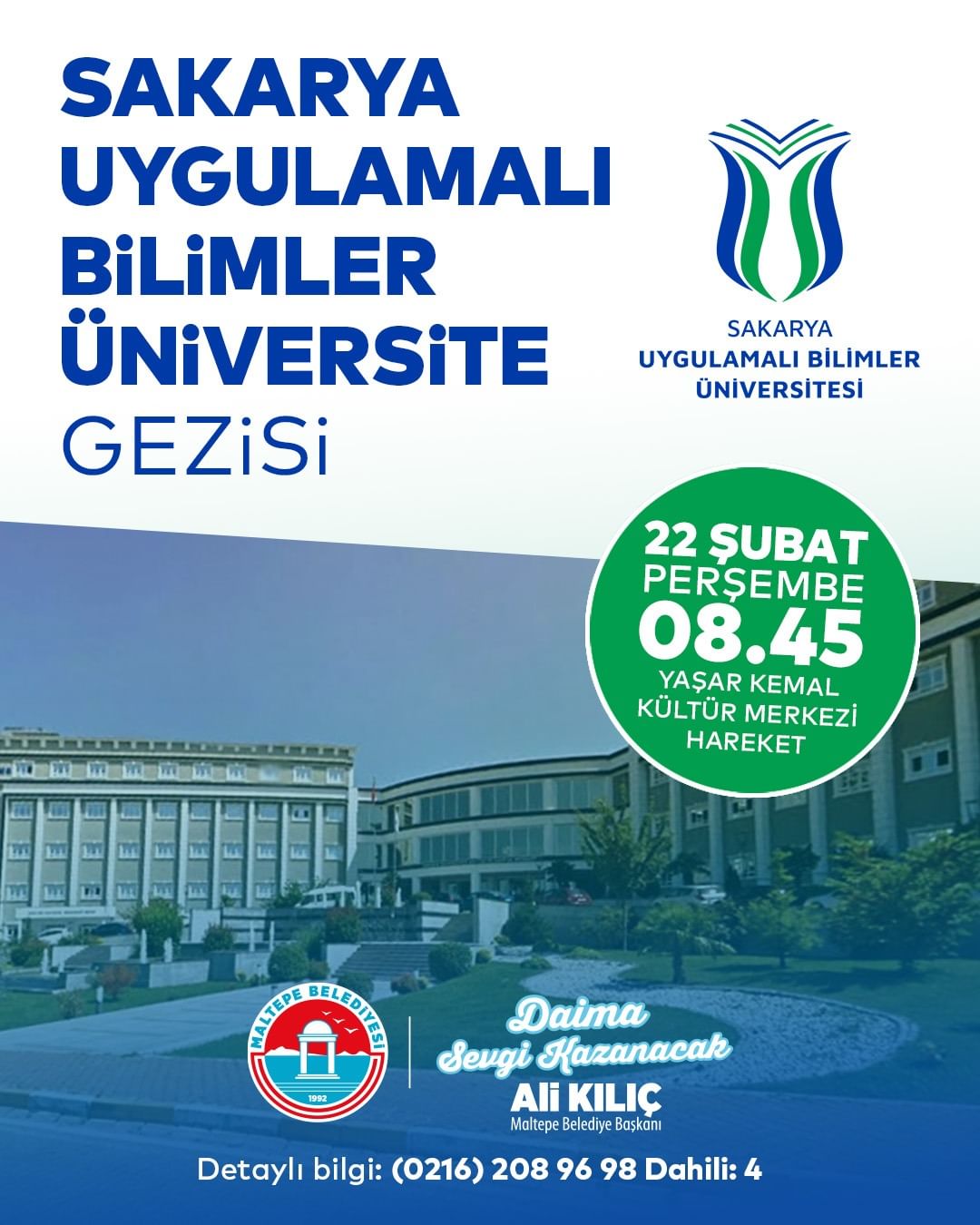 Maltepe Belediyesi - Sakarya Uygulamalı Bilimler Üniversitesi Gezisi