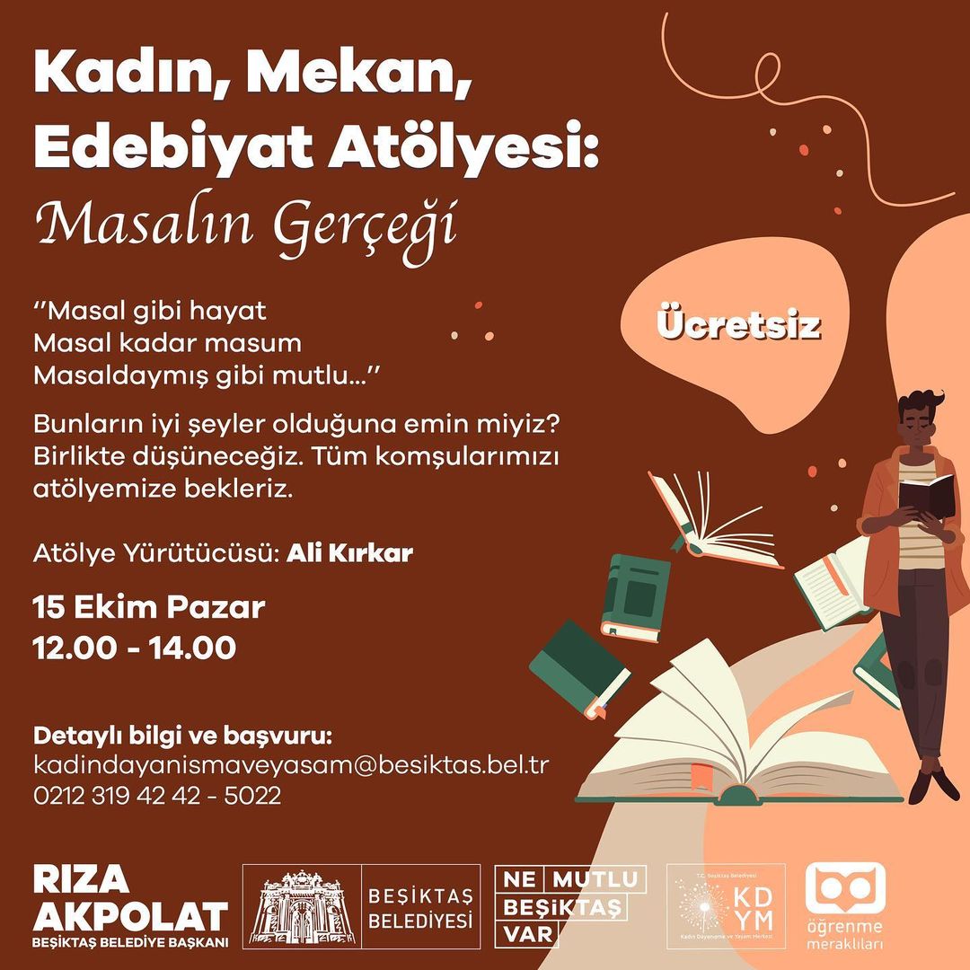 Beşiktaş Belediyesi - Kadın, Mekan ve Edebiyat Atölyesi