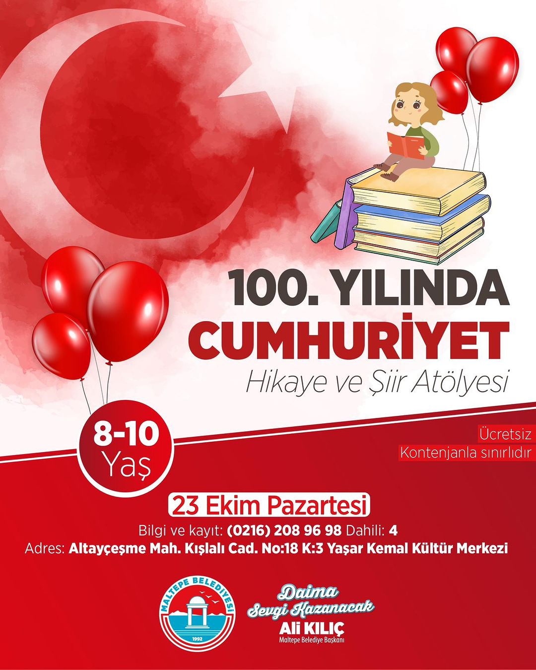 Maltepe Belediyesi - Cumhuriyet Hikaye ve Şiir Atölyesi