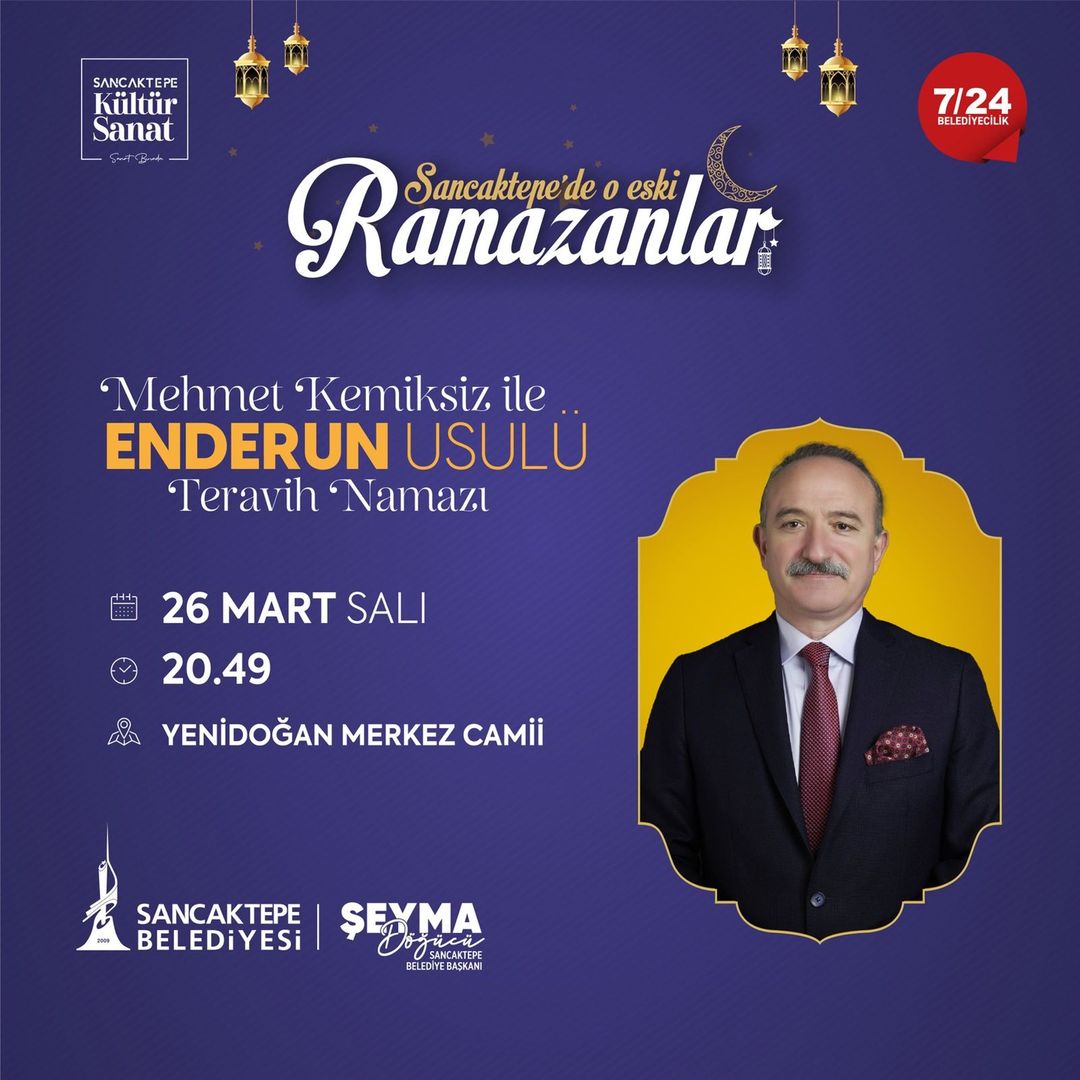Sancaktepe Kültür Sanat - Mehmet Kemiksiz ile “Enderun Usulü Teravih Namazı”