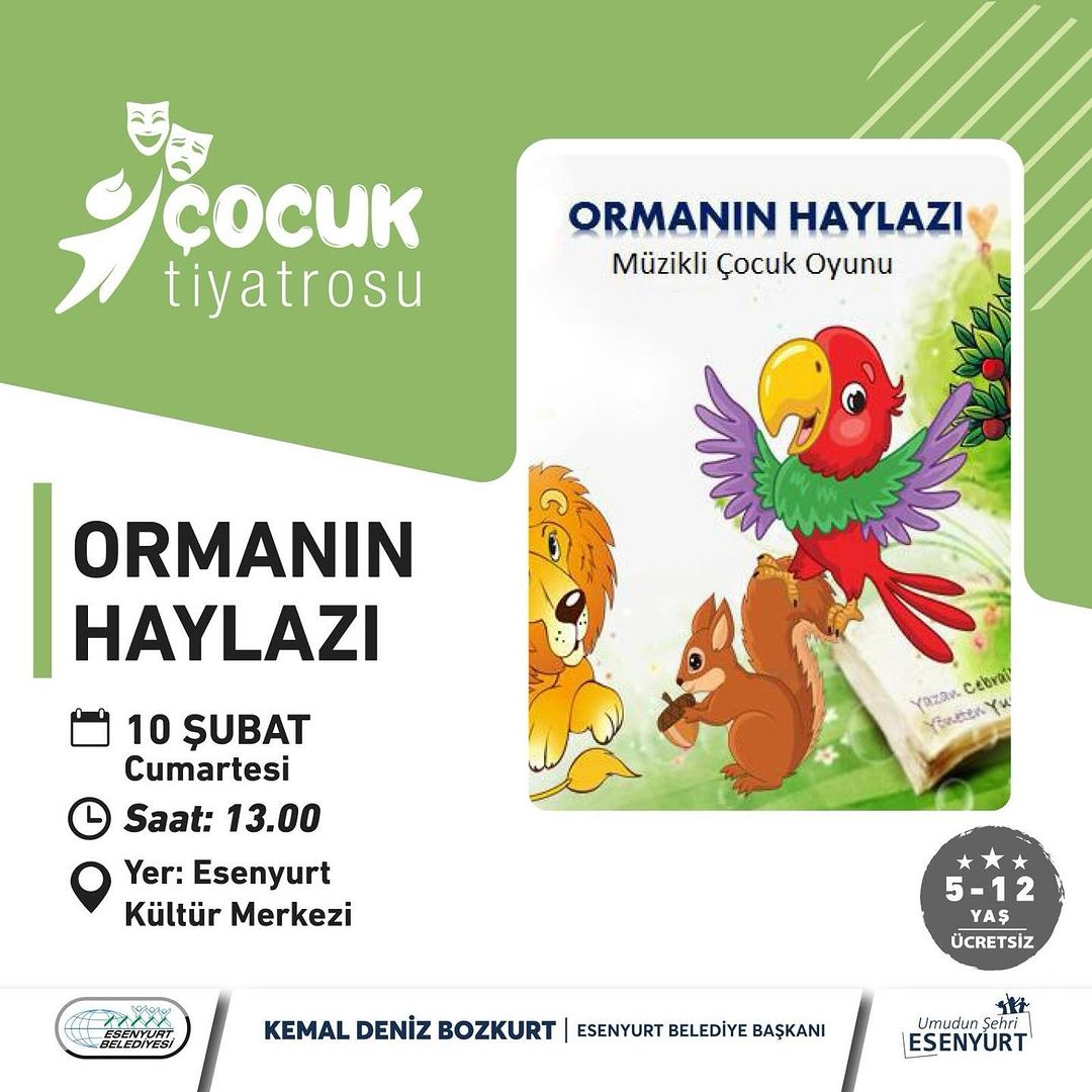 Esenyurt Belediyesi - "Ormanın Haylazı" Çocuk Tiyatrosu