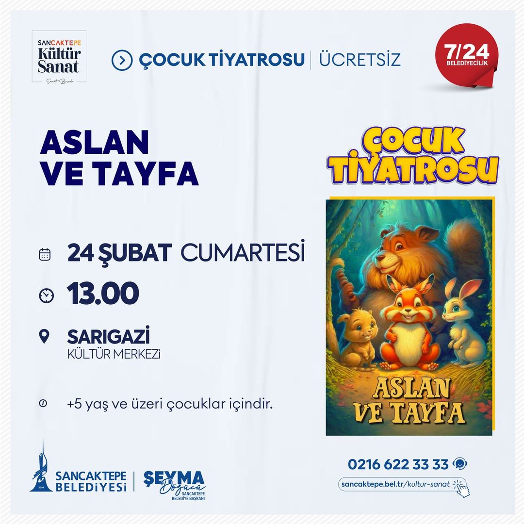 Sancaktepe Kültür Sanat - "Aslan ve Tayfa" Çocuk Tiyatrosu