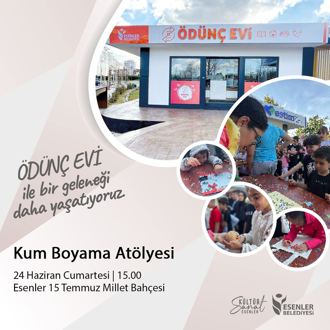 Esenler Belediyesi - Kum Boyama At�lyesi