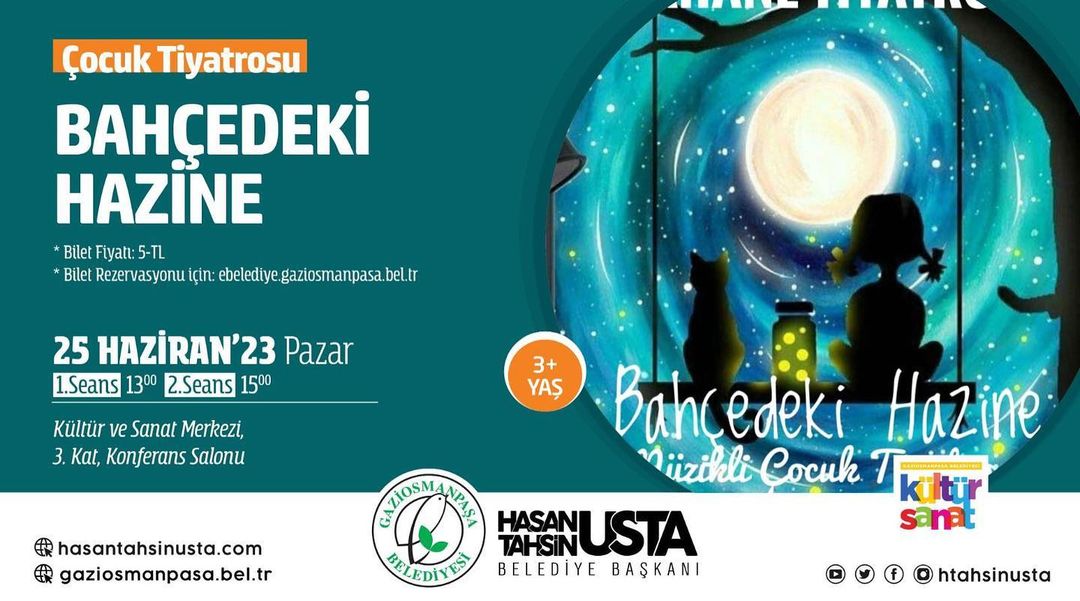 Gaziosmanpa?a Belediyesi - Bah�edeki Hazine, �ocuk Tiyatrosu