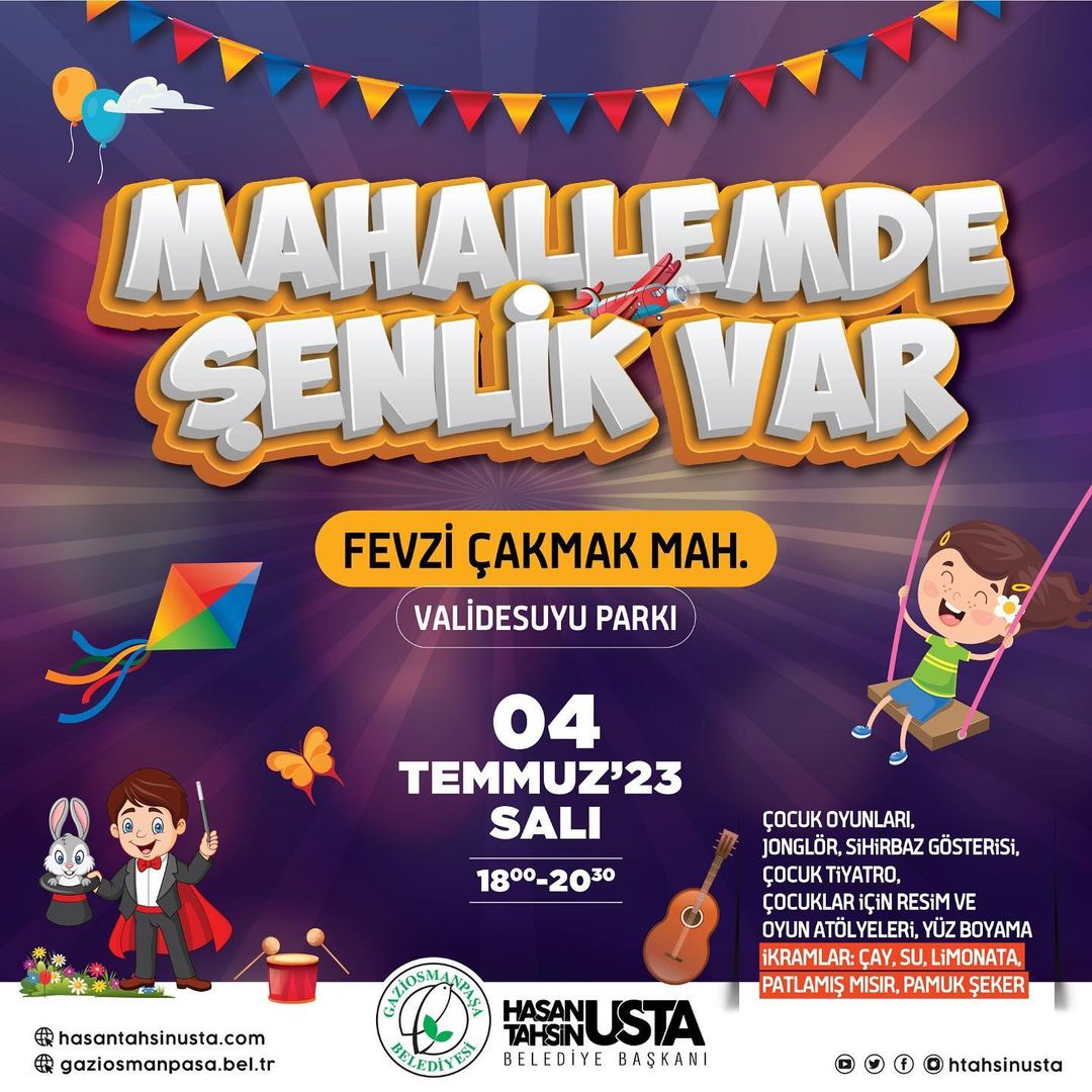 Gaziosmanpa?a Belediyesi - Mahallemde ?enlik Var