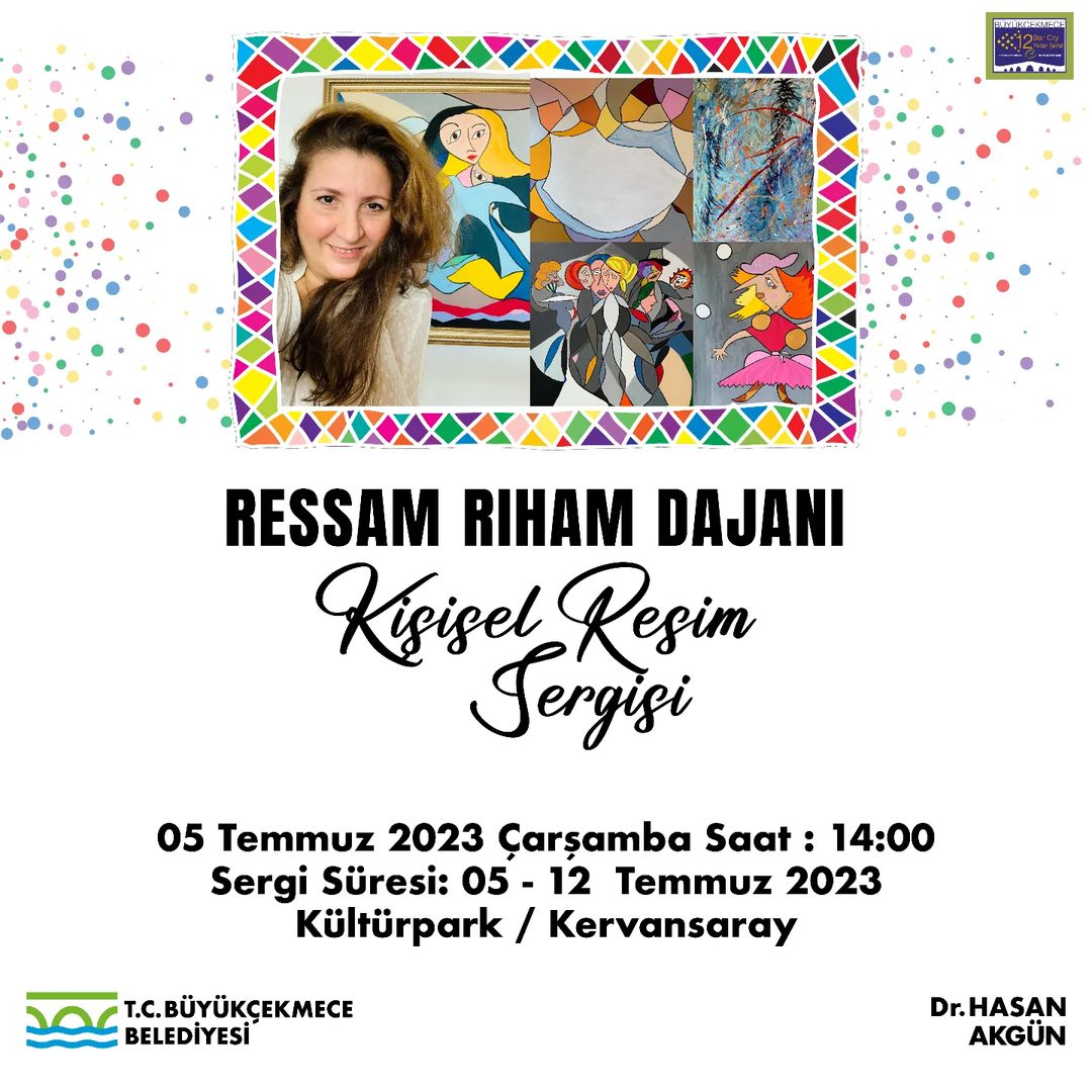 B�y�k�ekmece Belediyesi - Ki?isel Resim Sergisi, Ressam Riham Dajani