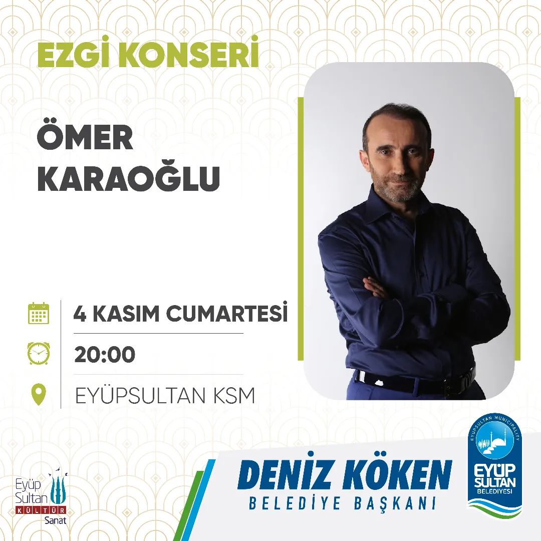 Eyüp Kültür Sanat - Ömer Karaoğlu Konseri