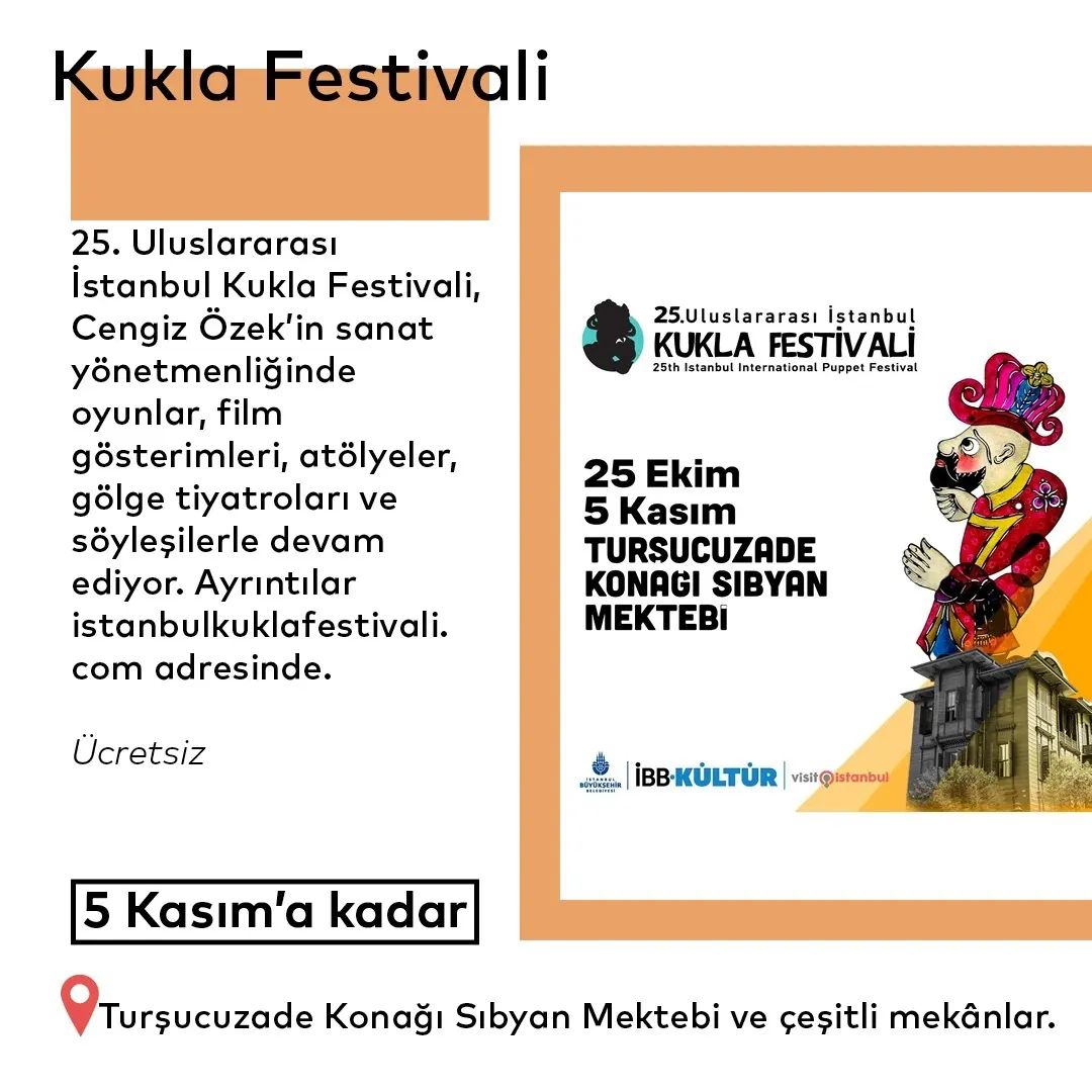 İBB Kültür - 25. Uluslararası İstanbul Kukla Festivali