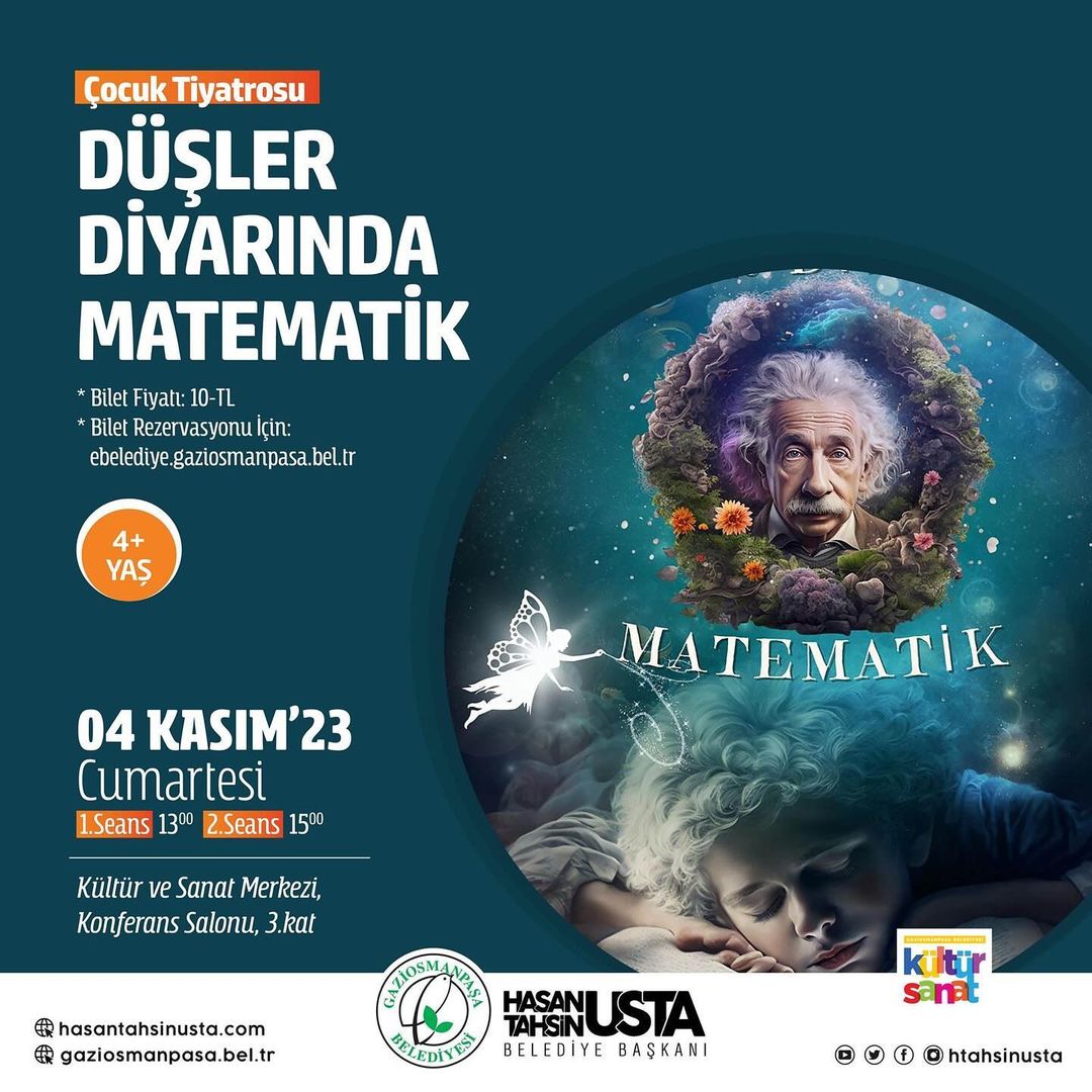 Gaziosmanpaşa Kültür Sanat - Düşler Diyarında Matematik Tiyatrosu