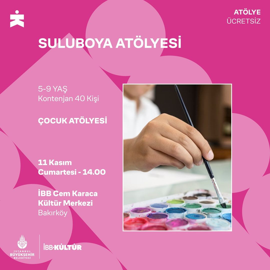 İBB Kültür - Suluboya Atölyesi