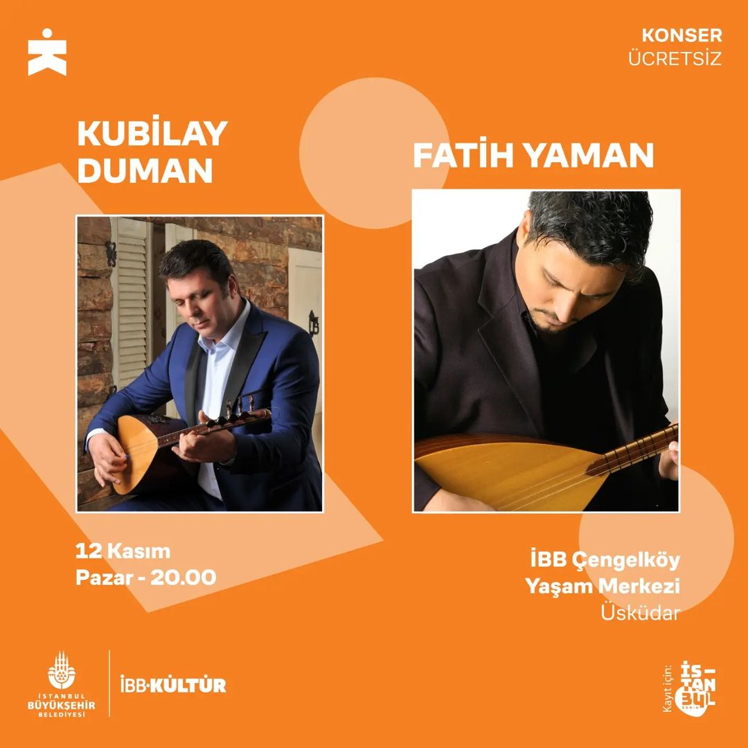 İBB Kültür - Kubilay Duman , Fatih Yaman Konseri